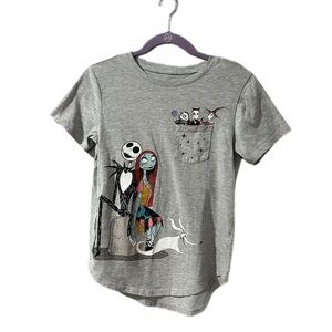 Junior’s Nightmare Before Christmas Graphic Pocket Tee